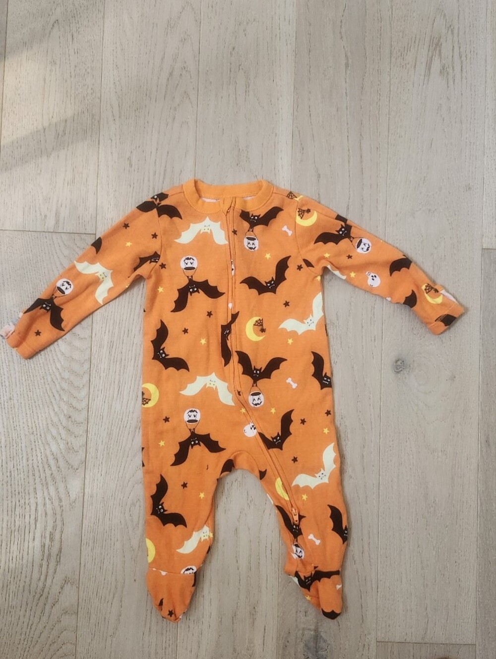 Halloween Glow In The Dark Pj Sleeper 6-9 Months